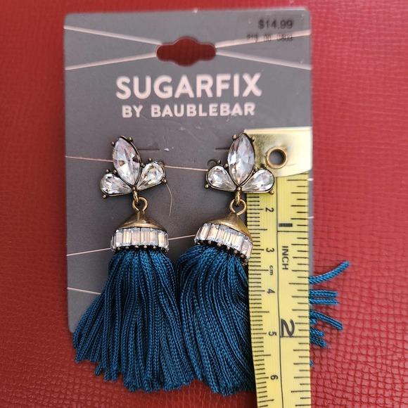 NEW BaubleBar for Target SUGARFIX Collaboration Statement Tassel Earrings - Picture 1 of 5